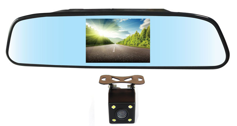 ڵ HD   ý, LED Ʈ  CCD ĸ Camera4.3 ġ ڵ ̷ /Auto HD Parking Monitors System, LED Night Vision CCD Rear View Camera4.3 inch Car Re